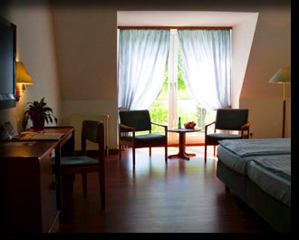 Das Hotel Heidpark von innen